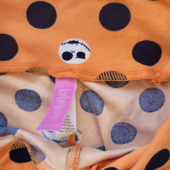 LuLaRoe Jack Skellington Leggings ONE SIZE (2-10) - Picture 3 of 4